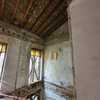 Parte de la demolición de uno de los forjados del edificio.