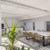 Pérgola con lamas