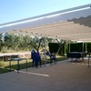 Pérgola de aluminio o inoxidable con toldo corredero