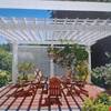 Colocar pérgola de lamas graduables de 4,30 x 5,90