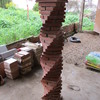 Perspectiva de columna salomónica