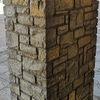 pilar o columna de piedra