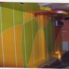 PINTADO ABSTRACTO EN ZAPATERIA