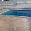 Piscina en uso.