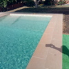 Piscina en uso.