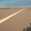 Pista del aeropuerto de Castellón durante limpieza