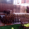 Plano de la tarima de madera y terraza