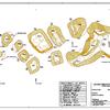 Plano topográfico medición de acopios
