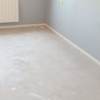 Planteamiento de instalación de suelo laminado.