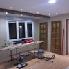 Poniendo el suelo corrido de salón a habitación continua 01