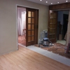 Poniendo el suelo corrido de salón a habitación continua 02