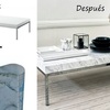 Un mueble cambio con papel adhesivo