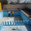 Proyecto de de piscina con zona de niños con cambio de color  