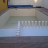 Proyecto de de piscina con zona de niños con cambio de color  