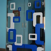 Puertas abatible en vidrio