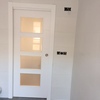 Puerta corredera una vez instalada