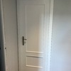 Puerta interior después del lacado.