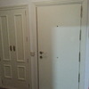 puerta panelada en blanco