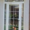 Puerta y fijos con barrotillos blanco