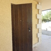 Puertas exteriores con duelas 