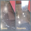 Pulido, diamantado y cristalizado de mármol calatorao.