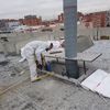Realización de obra por patinillo exterior