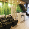 Recepción y sillones lavacabezas