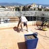 REHABILITACION DE TERRAZA CON MATERIAL IMPERMEABLE TRANSPARENTE Y TRANSITABLE