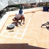 REHABILITACION DE TERRAZA CON MATERIAL IMPERMEABLE TRANSPARENTE Y TRANSITABLE