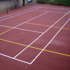 rehabilitacion y pintura pista de tenis