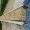 Relleno de material granular.