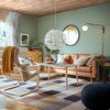 Salón con sofá piel nueva colección IKEA 21