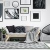 Salón en tonalidades gris
