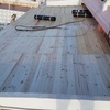Techo de madera machimbrado parte superior 