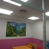 Instalar techo pladur con tira led alrededor y focos led salon