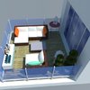 Terraza en planta