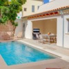 Hormigon impreso en terraza piscina