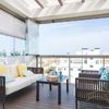 Terraza urbana con grandes vistas