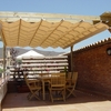 Toldo de palillería madera