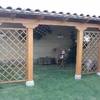 Instalar el toldo en el techo del cenador