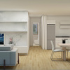 Vista general salón/cocina