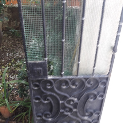 Cambiar puertas jardin exterior de hierro forja antiguas - Los Barreros