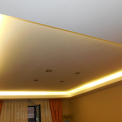 Reformar techo de salon con luz indirecta - Arroyomolinos (Madrid
