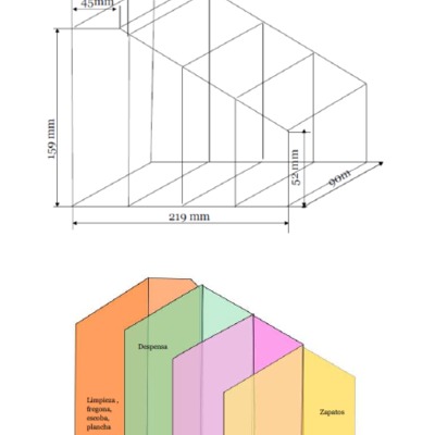 Mueble para almacenaje bajo escalera - Villaviciosa de Odon (Madrid