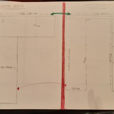 Mesa escritorio en l a medida - Madrid (Madrid) | Habitissimo