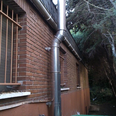 Ampliación de tubos de chimenea de caldera de gasoil - Las Rozas de