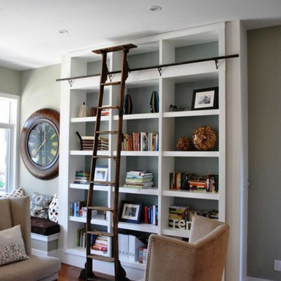 Realizar estantería de escayola o pladur y chimenea decorativa tb