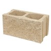 Construir muro de bloque color crema doble cara