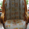 Hacer funda para cojin silla bambú con formas redondeadas