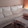 Tapizar sofá tres módulos más chaise longe en tela